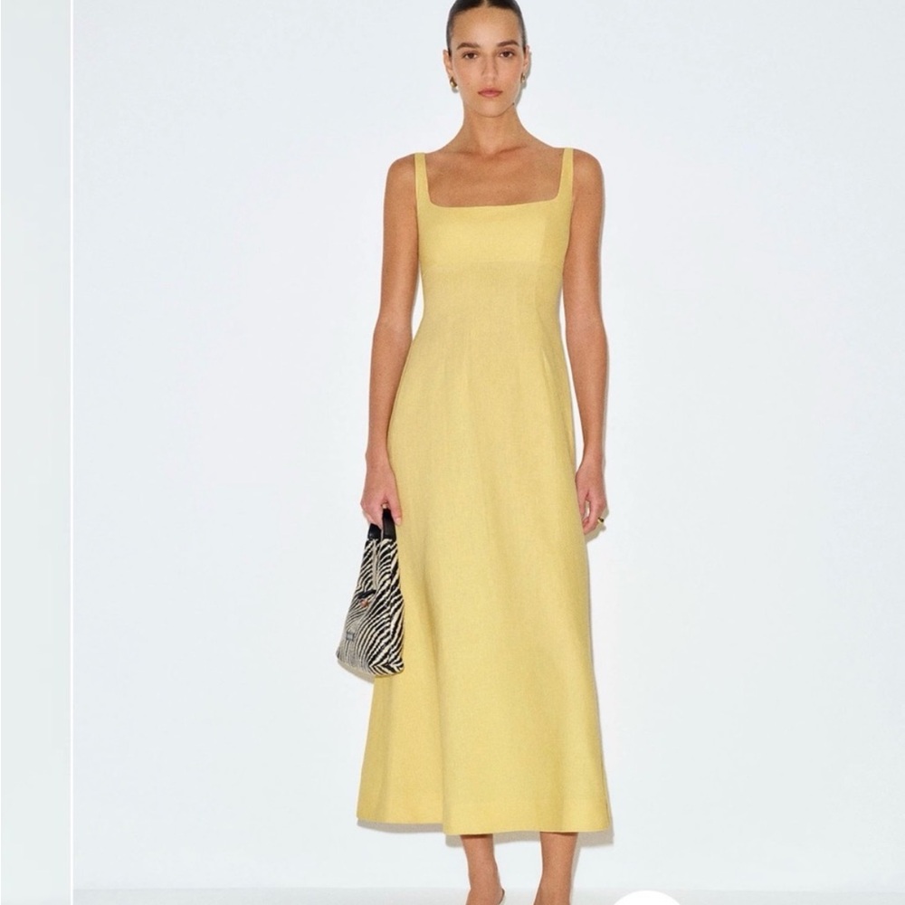 Yellow Reformation Sabine Dress